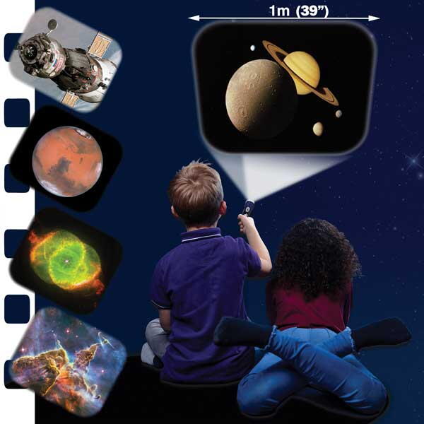 Proiector tip lanterna - Aventuri in spatiu PlayLearn Toys