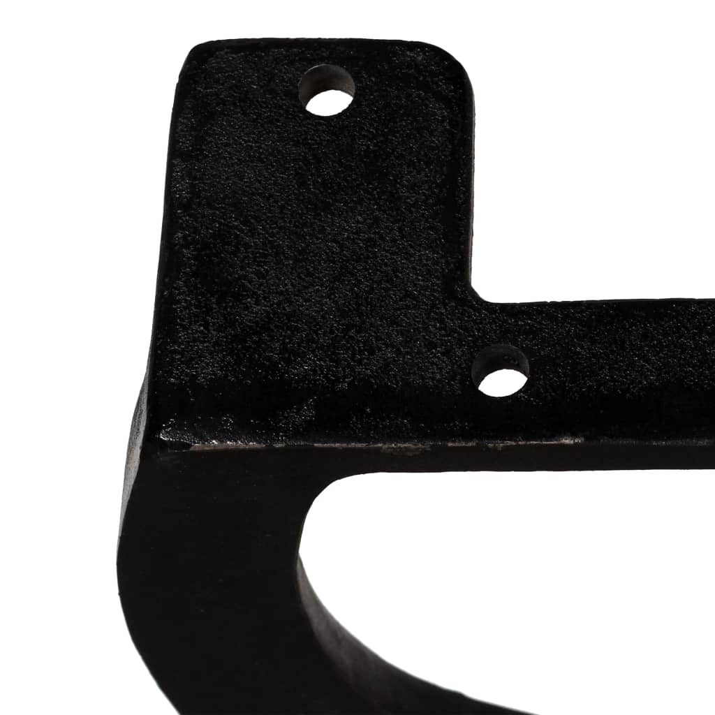 Picioare de bancă, 2 buc., cadru în X, Fontă GartenMobel Dekor