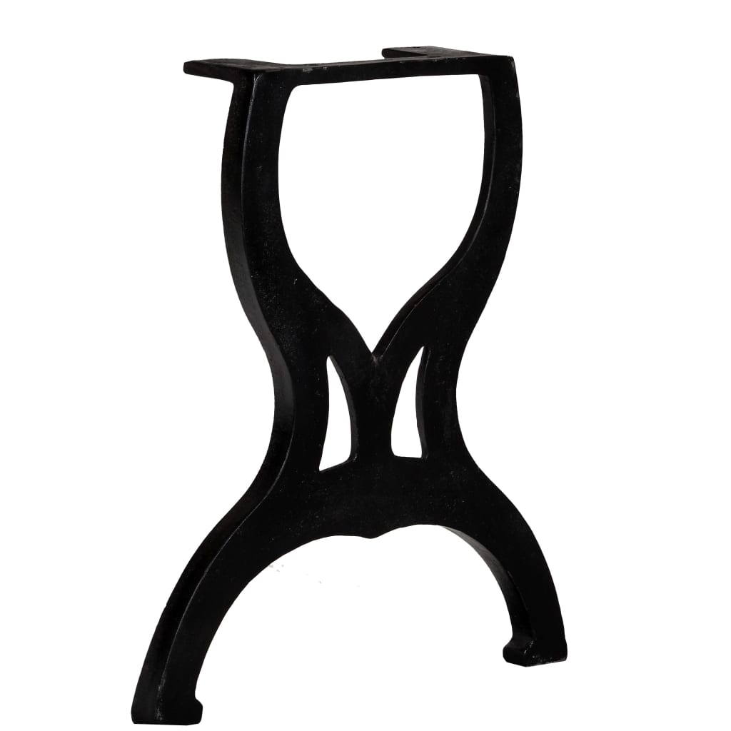 Picioare de bancă, 2 buc., cadru în X, Fontă GartenMobel Dekor