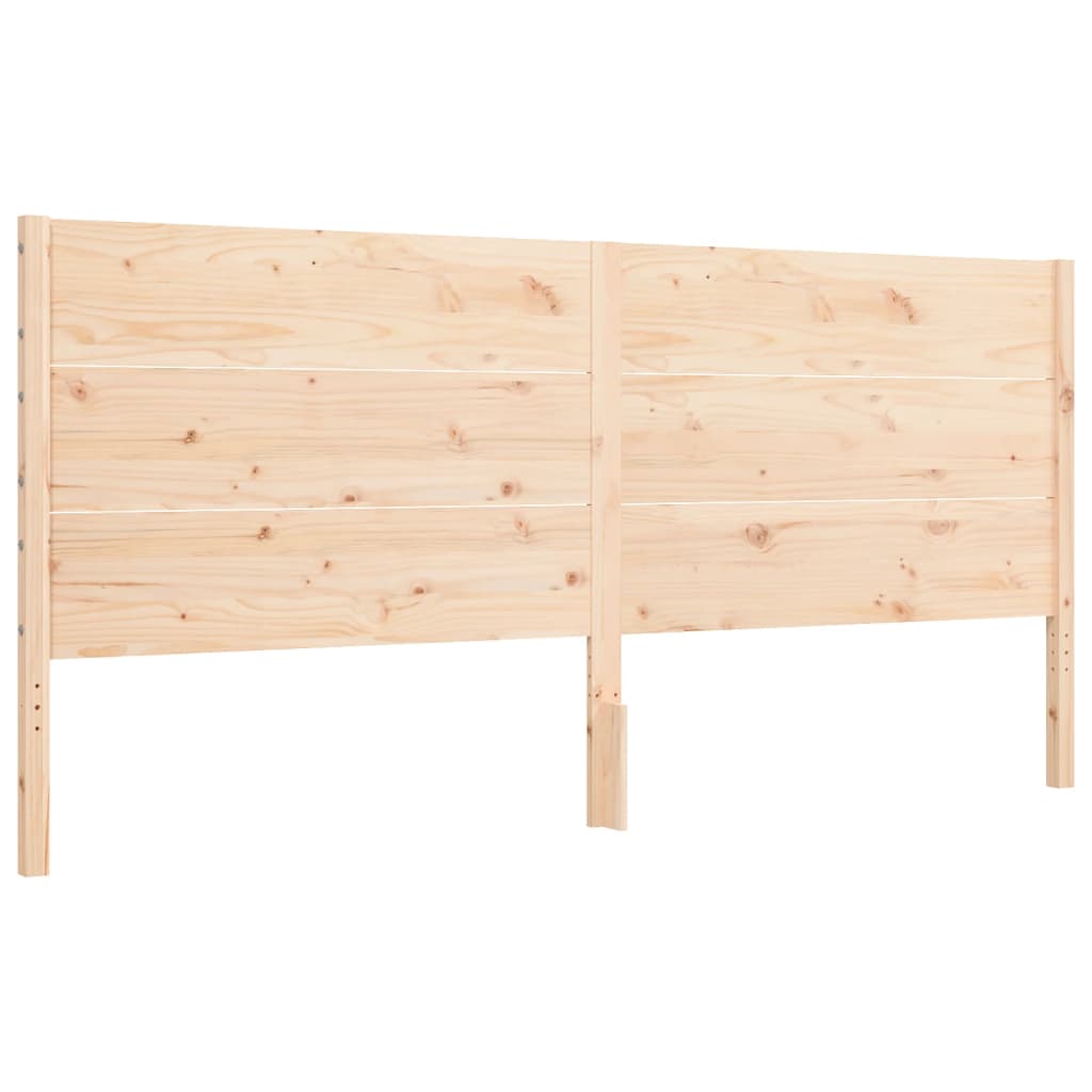 Cadru de pat fără saltea, 200x200 cm, lemn masiv pin GartenMobel Dekor