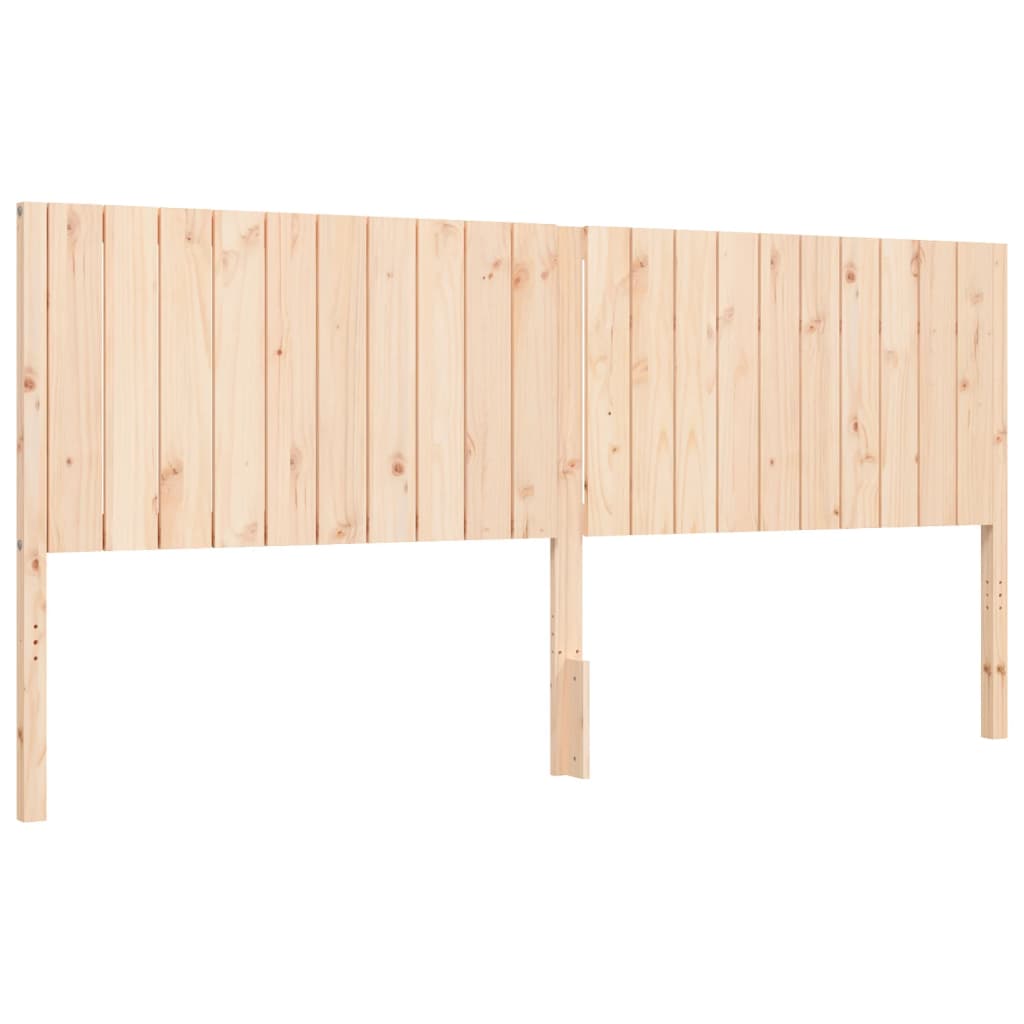Cadru de pat fără saltea, 200x200 cm, lemn masiv pin GartenMobel Dekor