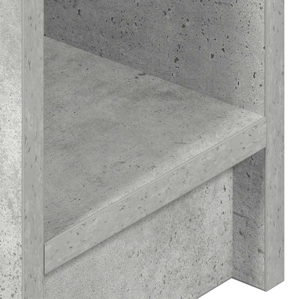 Noptiere cu sertar 2 buc gri beton 20x36x60 cm GartenMobel Dekor