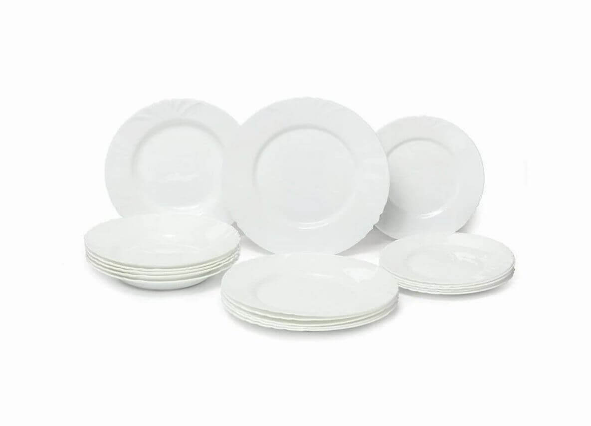 Set serviciu de masa 19 piese Luminarc Cadix Handy KitchenServ