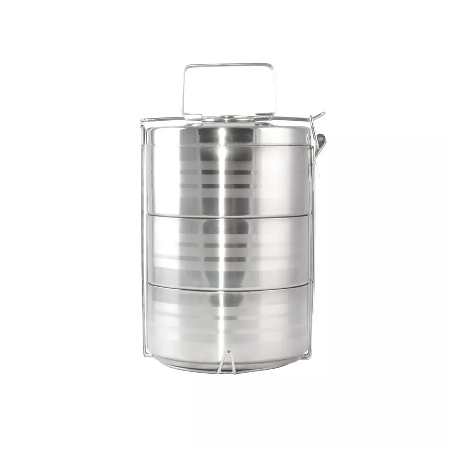 Etajeră pentru alimente din oțel inoxidabil, cu 3 compartimente Handy KitchenServ
