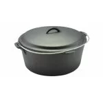 Cratiță de fontă cu capac, 30 x 10 cm, 6 litri Handy KitchenServ
