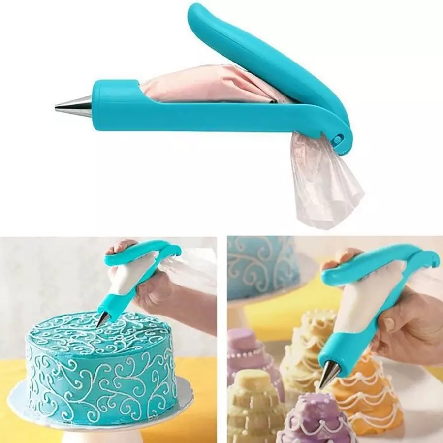 Set de Poș și Accesorii pentru Decorare cu Cremă, disponibile în diferite culori Handy KitchenServ