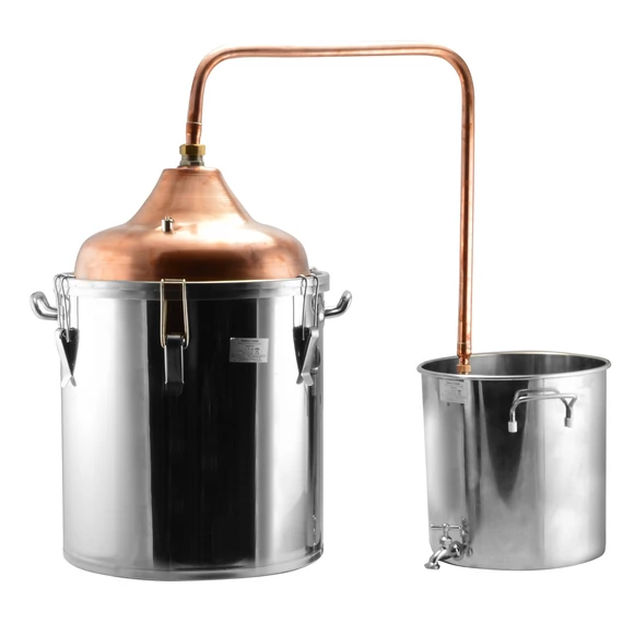 Cazan pentru fiert tuica, cupru-inox, ECO, capacitate 50 litri Handy KitchenServ