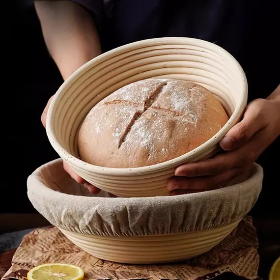 Cos de fermentare pentru pâine Rotund, 25*8 cm Handy KitchenServ