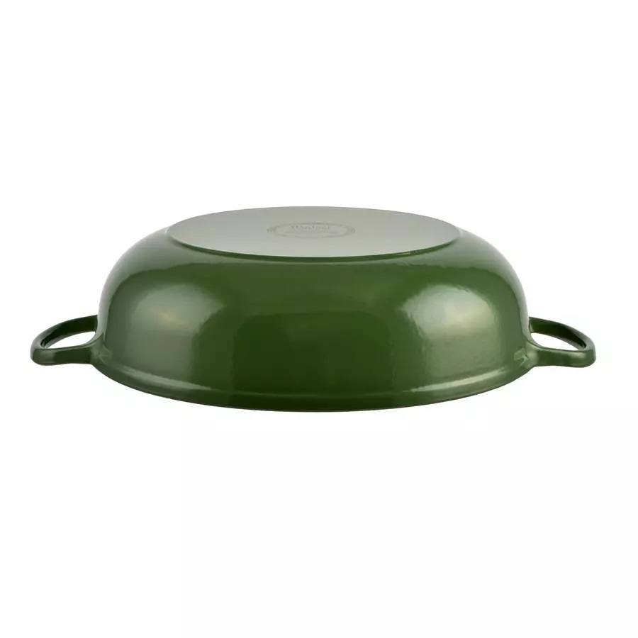 Cratita din Fontă Emailată 27 cm, Verde Handy KitchenServ