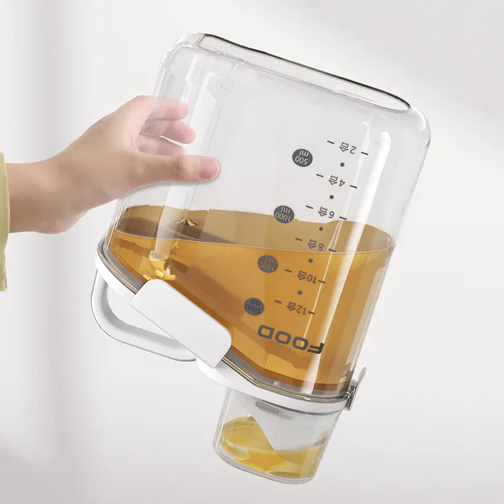 Recipient pentru orez și cereale, cu pahar măsurător, 2000 ml Handy KitchenServ