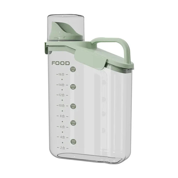 Recipient pentru orez și cereale, cu pahar măsurător, 2000 ml Handy KitchenServ