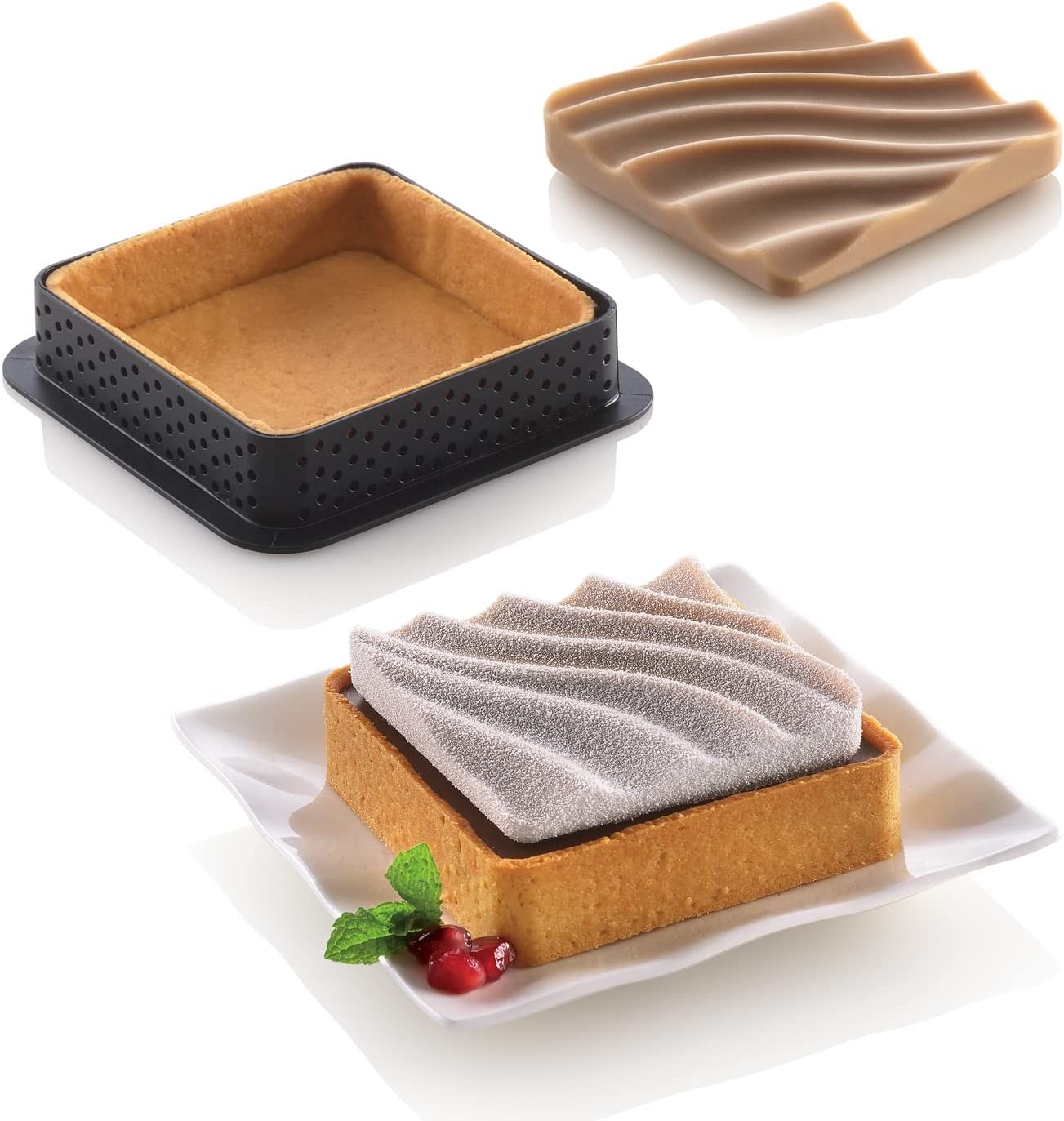 Set de forme de prăjituri antiaderente, 6 bucăți Handy KitchenServ