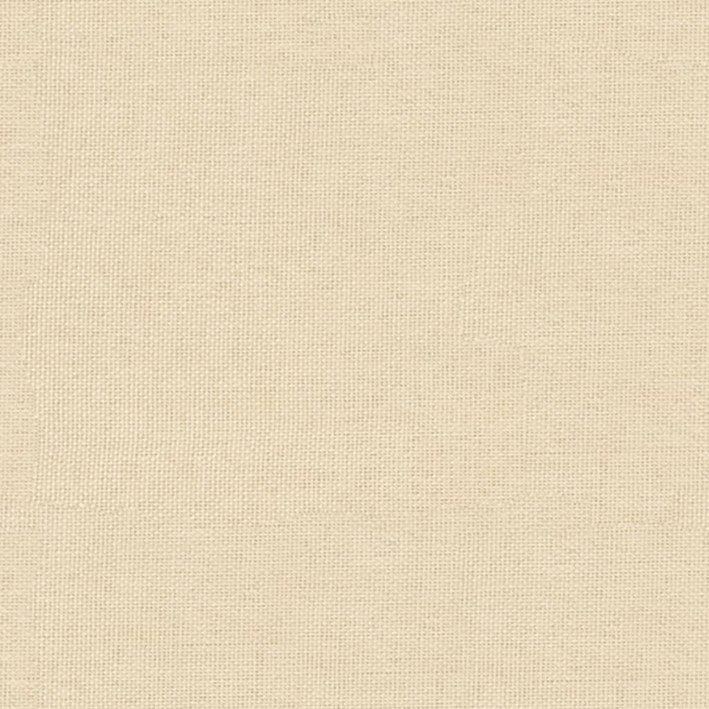 Scaun de relaxare cu taburet, crem, textil GartenMobel Dekor