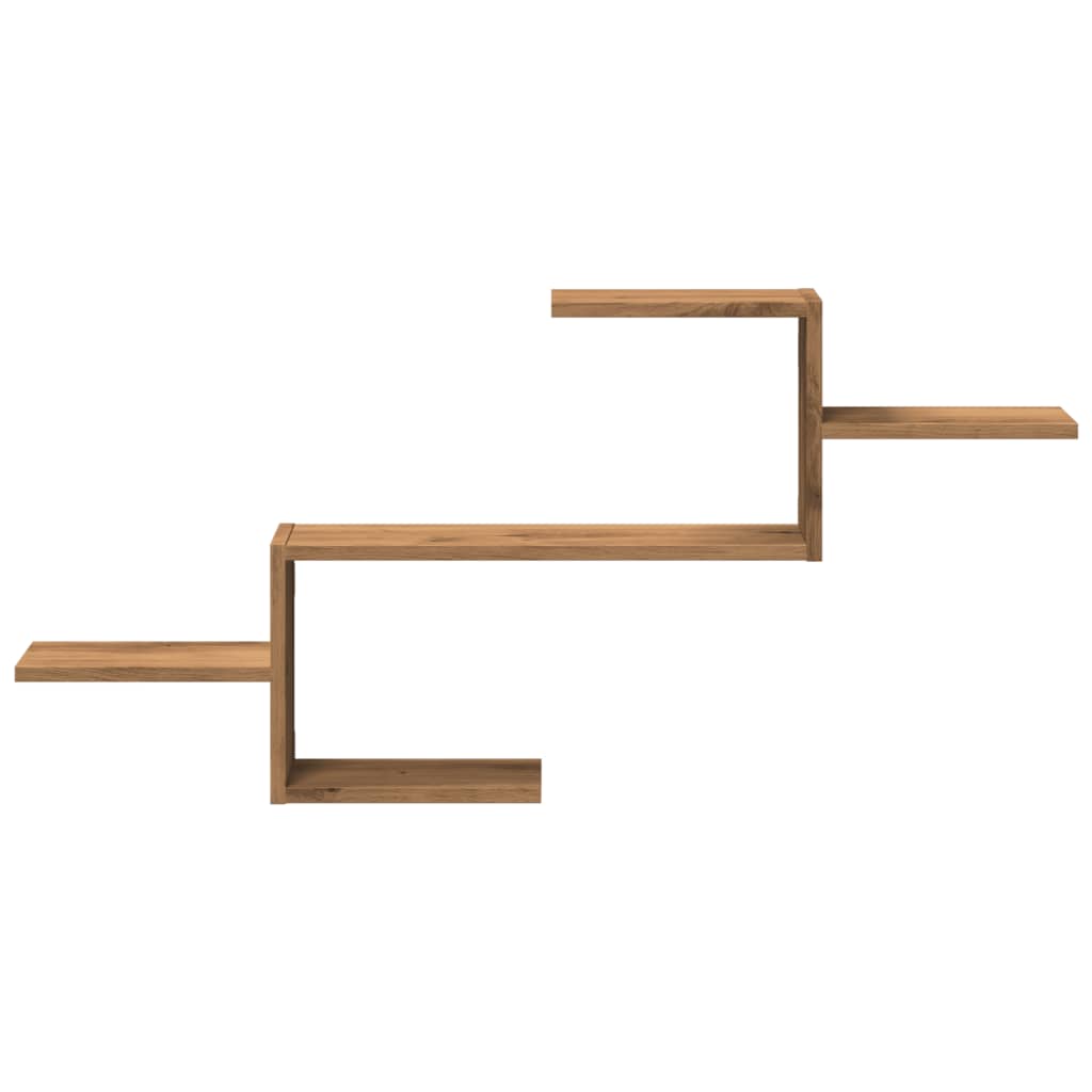 Raft de perete, lemn artizanal, 104x15x49 cm, lemn prelucrat GartenMobel Dekor