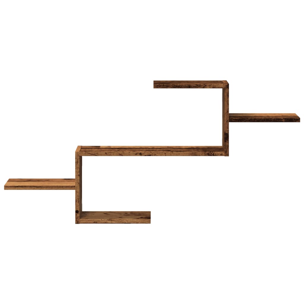 Raft de perete, lemn vechi, 104x15x49 cm, lemn prelucrat GartenMobel Dekor