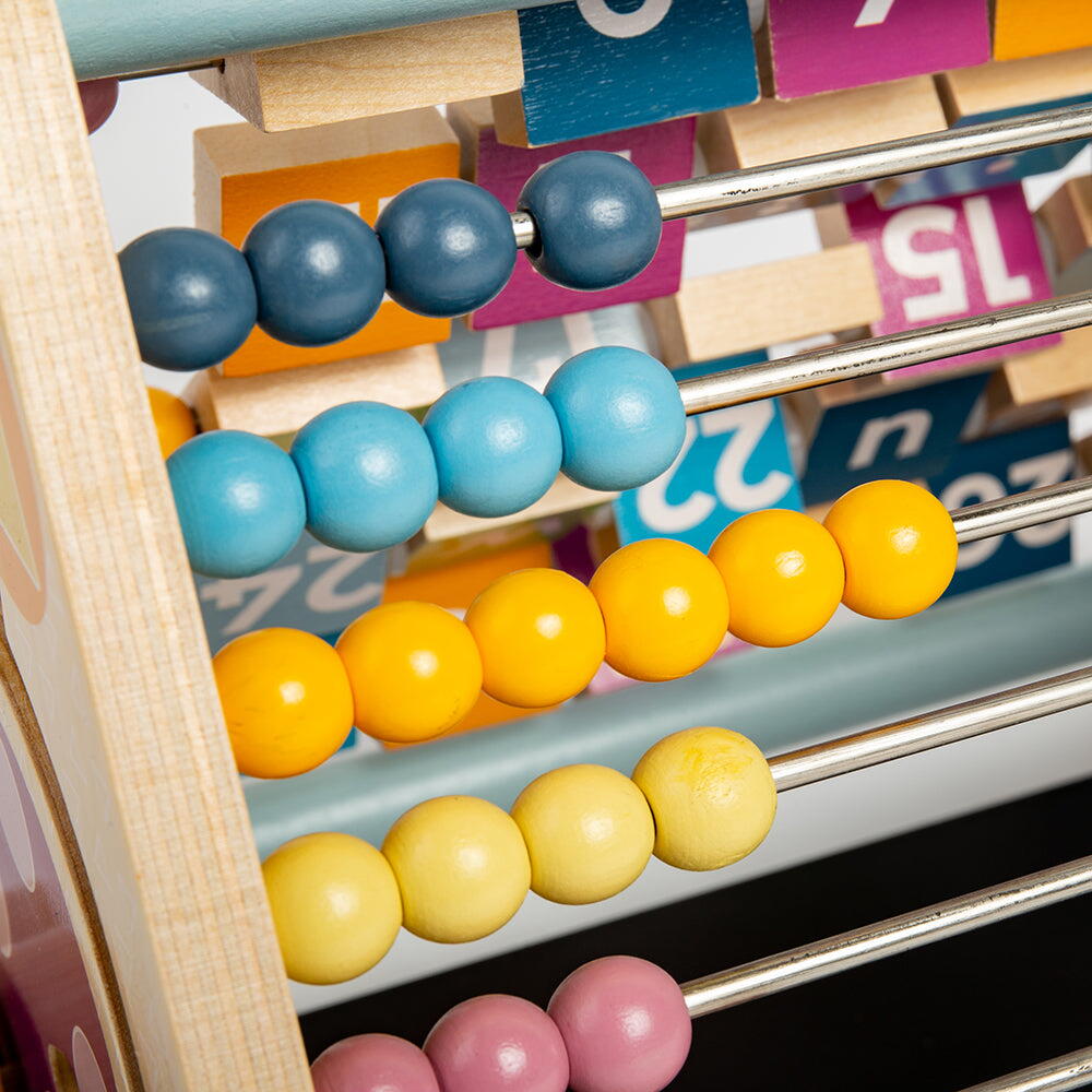 Centru de activitati pastel - Litere, imagini si cifre PlayLearn Toys
