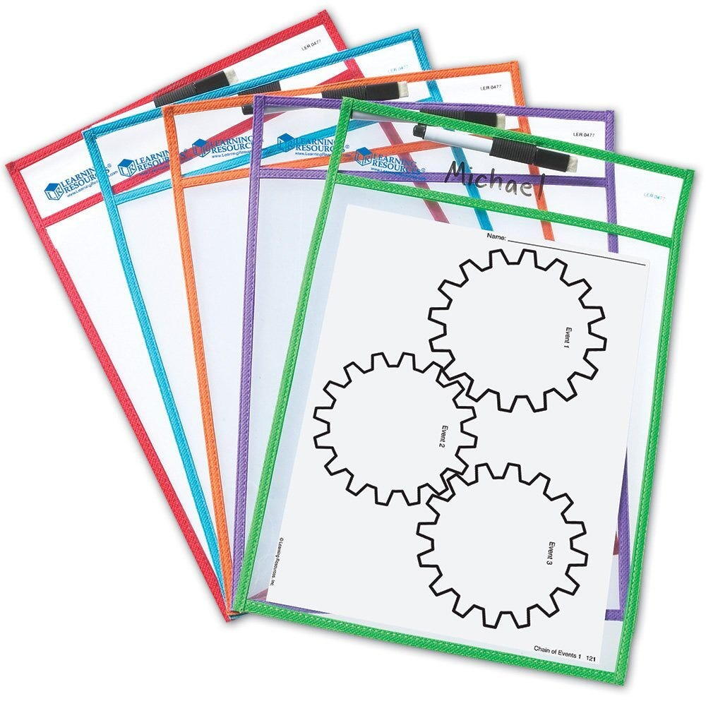 Folii transparente pentru hartie PlayLearn Toys