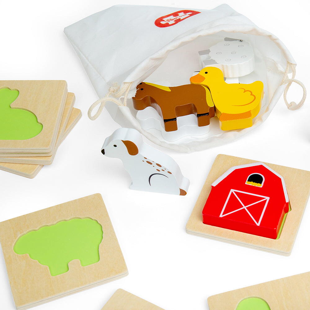 Joc Simte si gaseste - Ferma PlayLearn Toys
