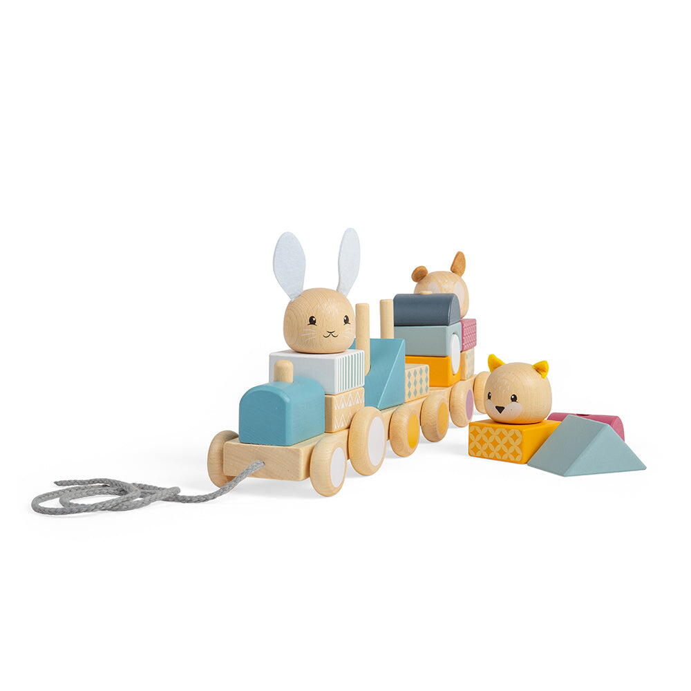 Trenulet cu forme - Animalute vesele PlayLearn Toys