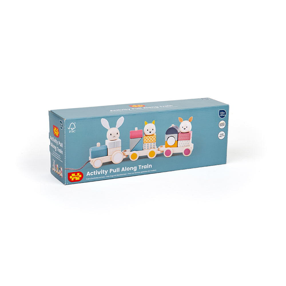 Trenulet cu forme - Animalute vesele PlayLearn Toys
