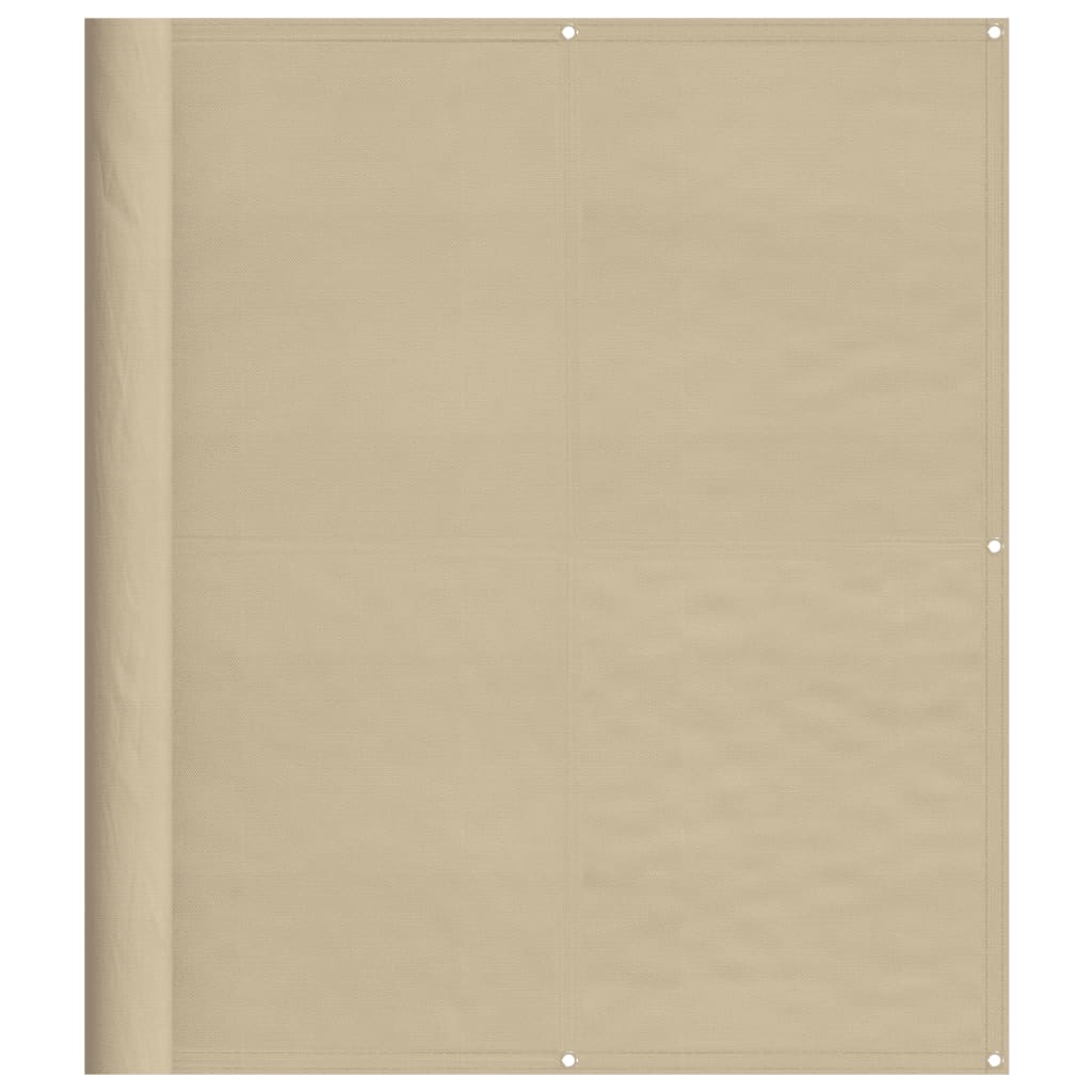 Paravan de balcon, bej, 120x800 cm, 100% poliester oxford GartenMobel Dekor