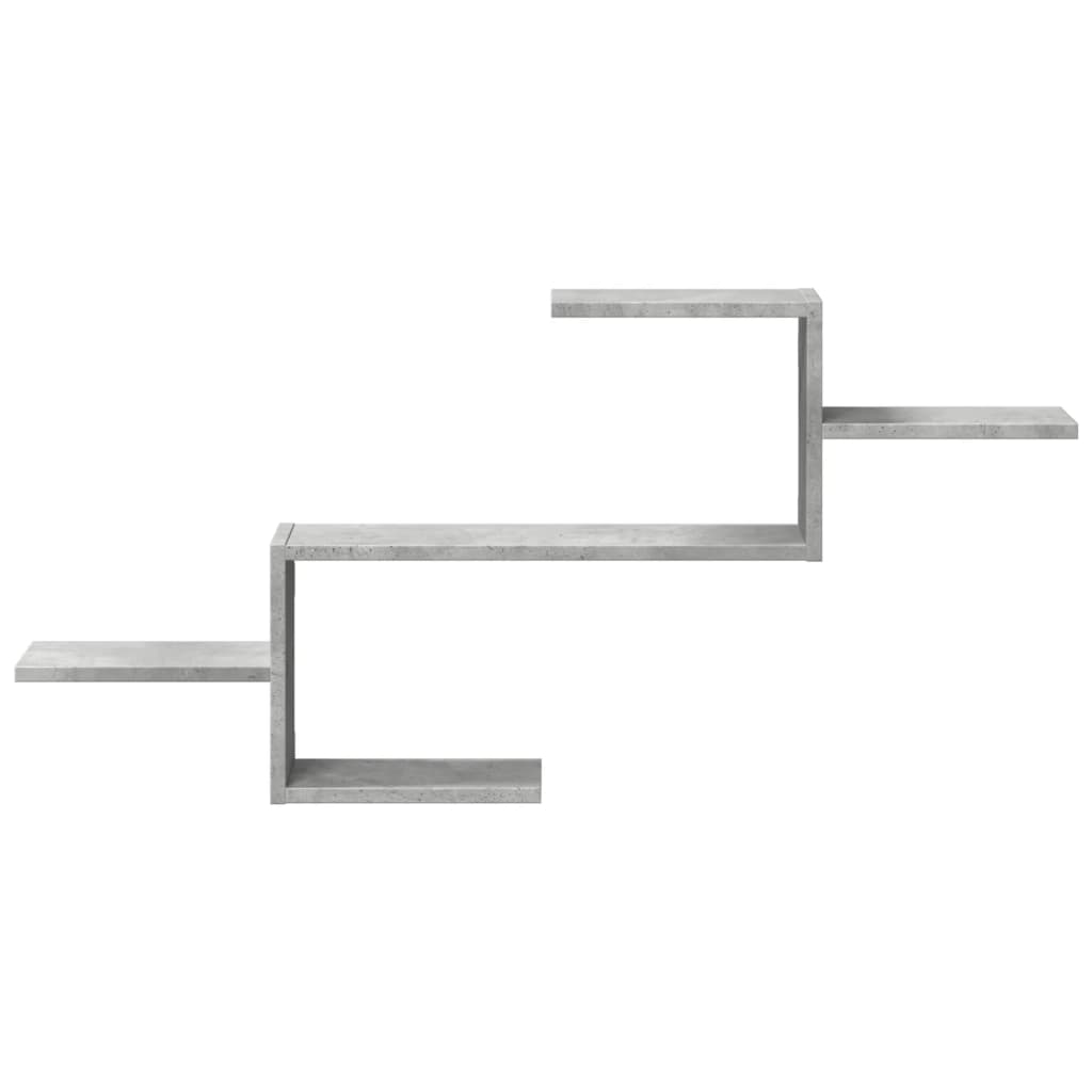 Raft de perete, gri beton, 104x15x49 cm , lemn prelucrat GartenMobel Dekor