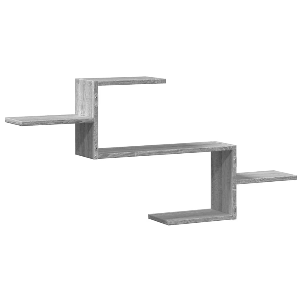 Raft de perete, gri sonoma, 104x15x49 cm, lemn prelucrat GartenMobel Dekor
