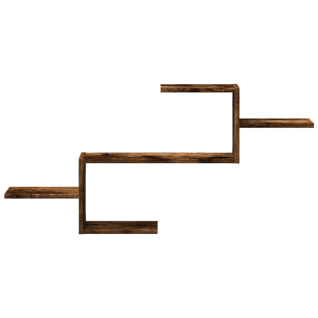 Raft de perete, stejar fumuriu, 104x15x49 cm, lemn prelucrat GartenMobel Dekor