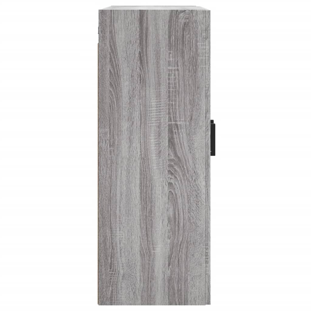 Dulap pe perete, sonoma gri, 69,5x34x90 cm, lemn prelucrat GartenMobel Dekor