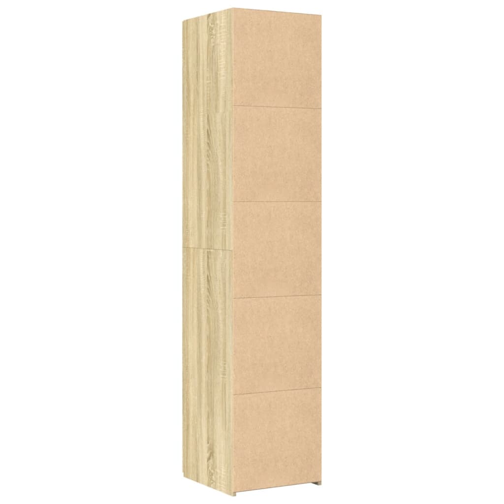 Dulap înalt, stejar sonoma, 40x42,5x185 cm, lemn prelucrat GartenMobel Dekor