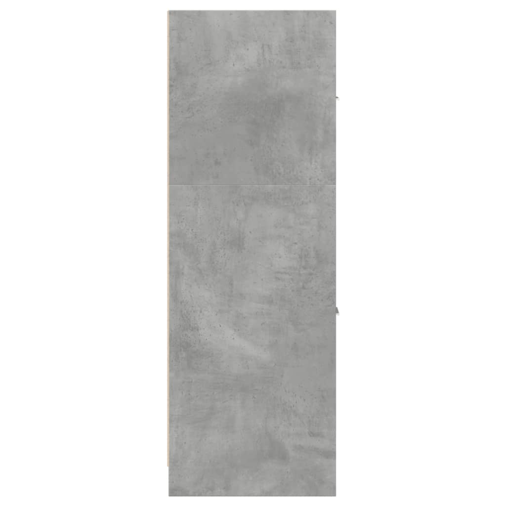 Dulap de farmacie, gri beton, 40x41x118 cm, lemn prelucrat GartenMobel Dekor