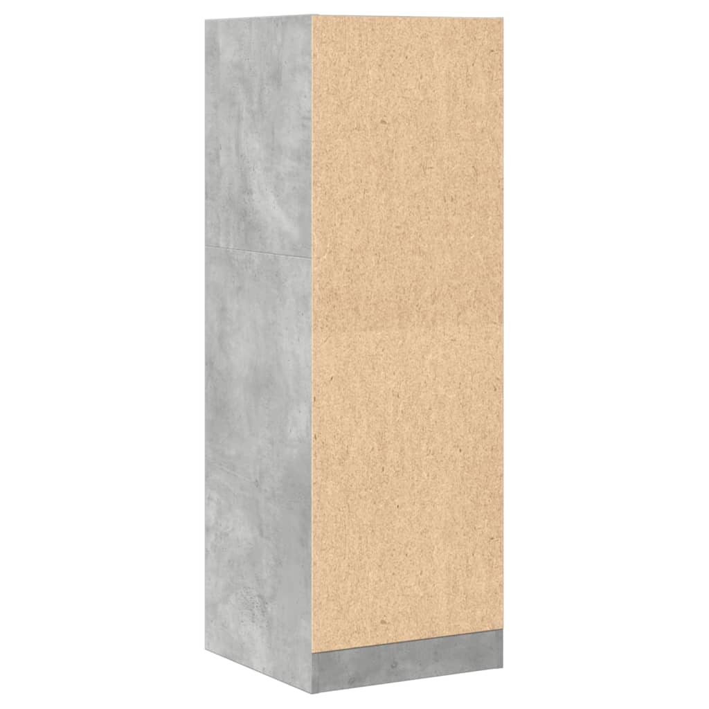 Dulap de farmacie, gri beton, 40x41x118 cm, lemn prelucrat GartenMobel Dekor