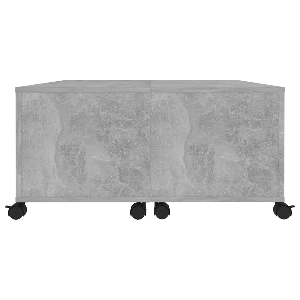Măsuță de cafea, gri beton , 75x75x38 cm, lemn prelucrat GartenMobel Dekor