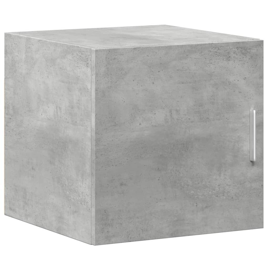 Dulap depozitare slim gri beton 40x42,5x225 cm lemn prelucrat GartenMobel Dekor