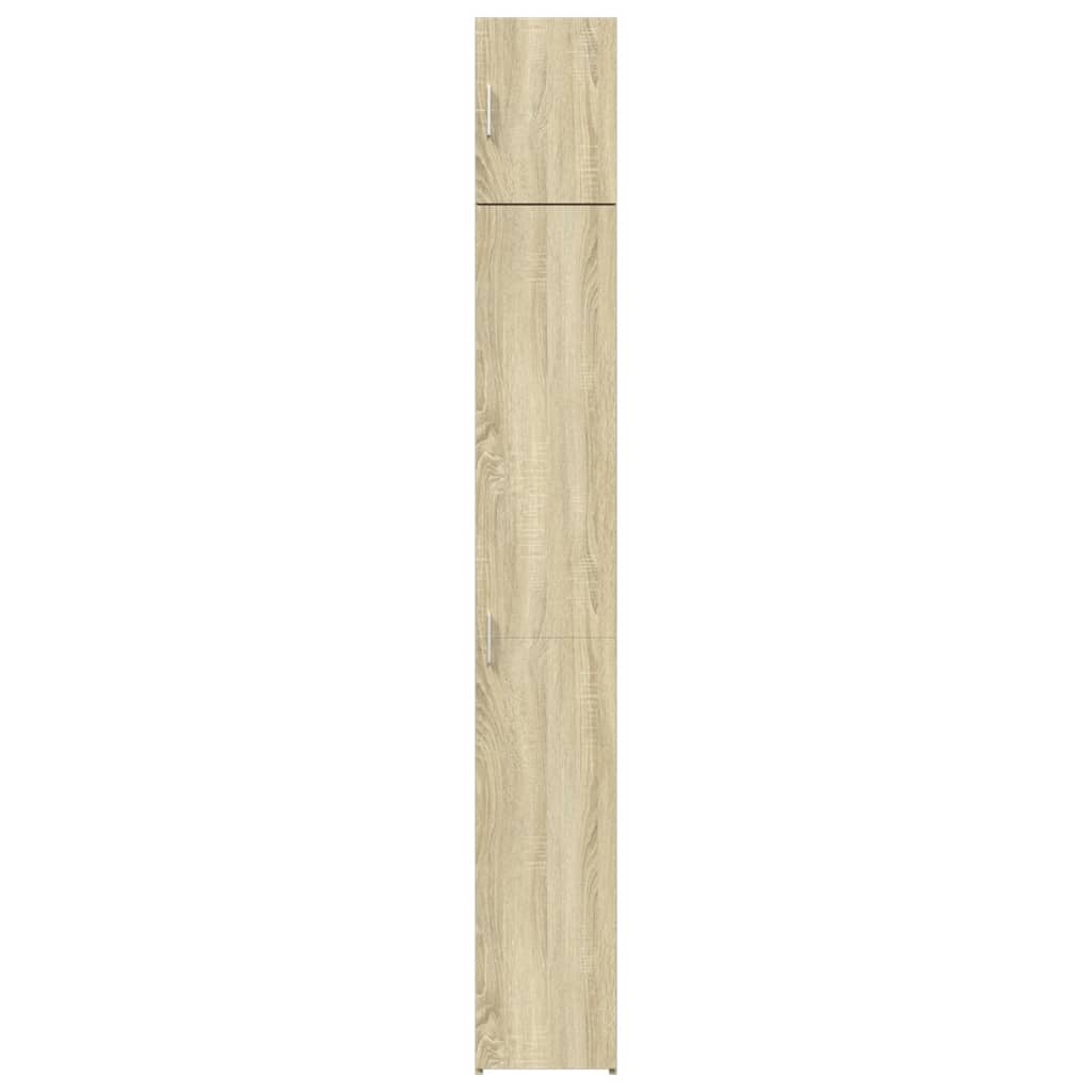 Dulap depozitare slim stejar sonoma 30x42,5x225cm lemn compozit GartenMobel Dekor
