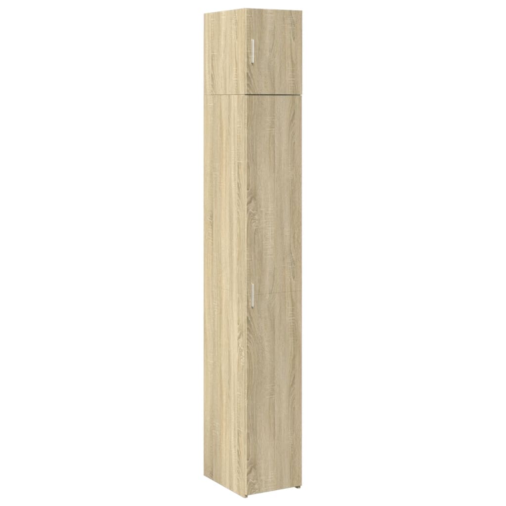 Dulap depozitare slim stejar sonoma 30x42,5x225cm lemn compozit GartenMobel Dekor