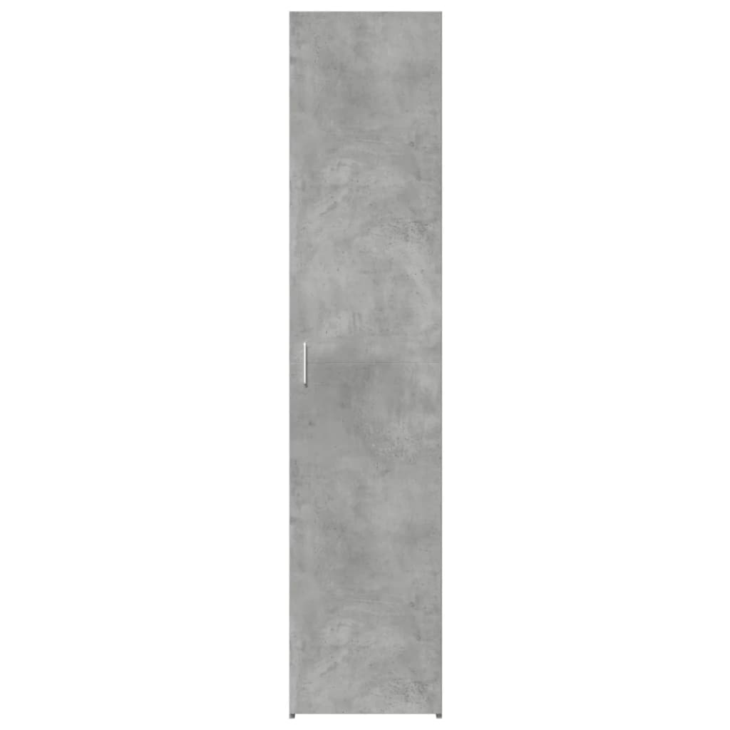 Dulap înalt, gri beton, 40x42,5x185 cm, lemn prelucrat GartenMobel Dekor