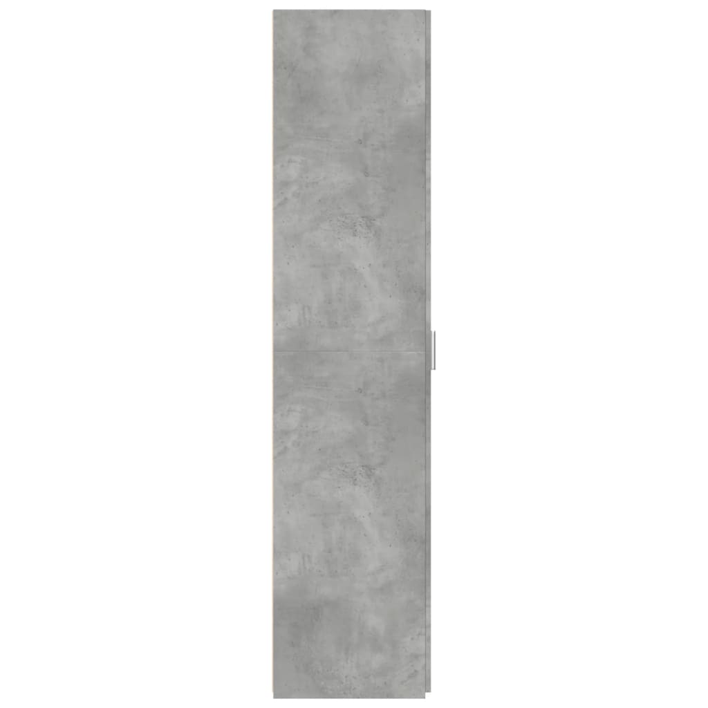 Dulap înalt, gri beton, 40x42,5x185 cm, lemn prelucrat GartenMobel Dekor