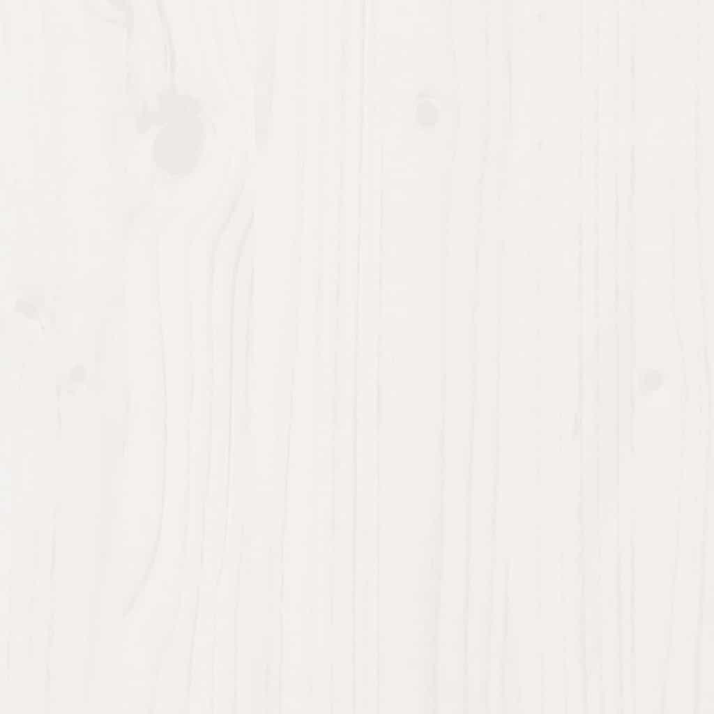 Cadru de pat fără saltea, alb, 180x200 cm, lemn masiv pin GartenMobel Dekor