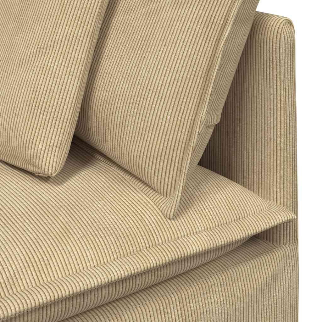 Canapea modulară cu perne, verde gri deschis, țesătură velur GartenMobel Dekor
