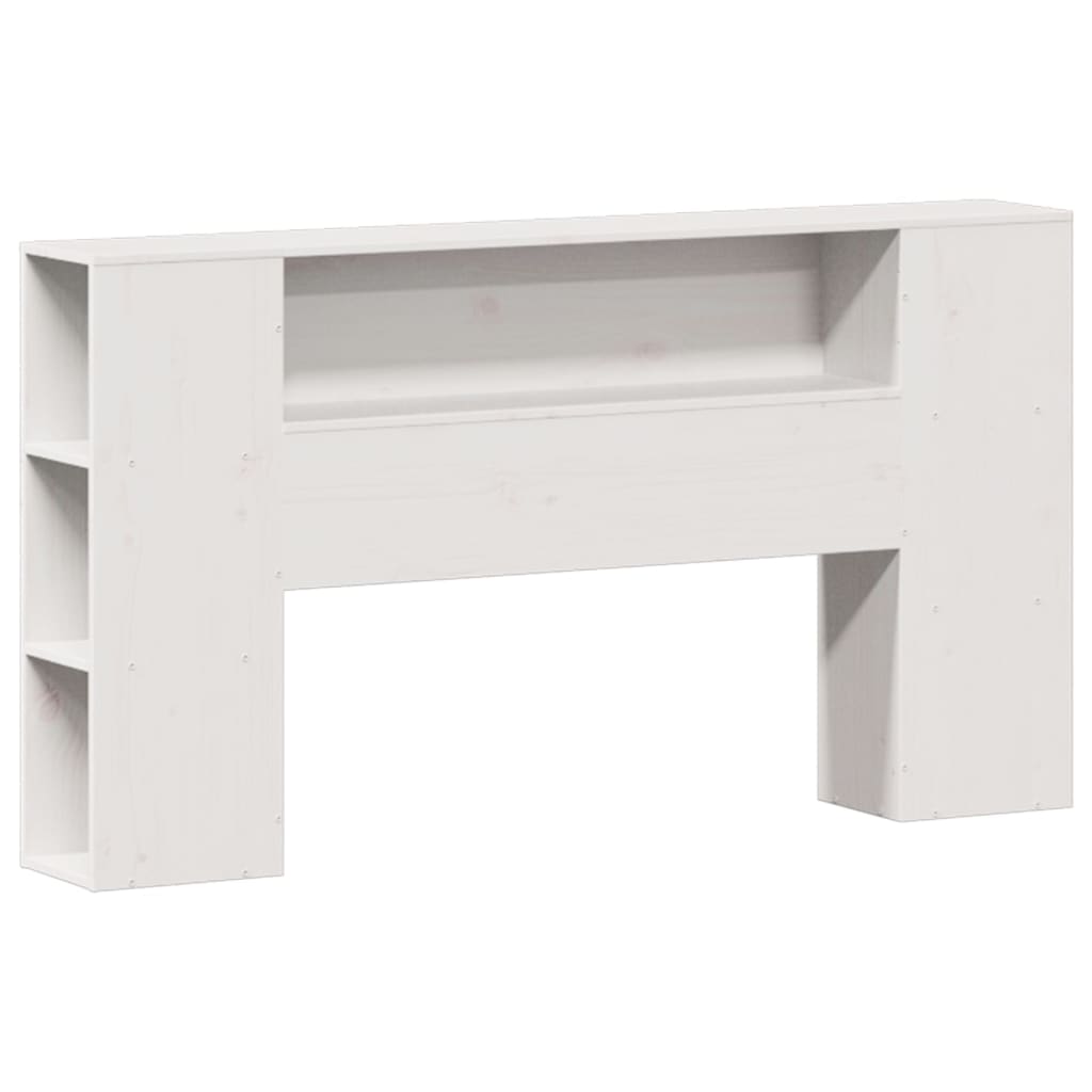 Cadru de pat fără saltea, alb, 120x200 cm, lemn masiv pin GartenMobel Dekor