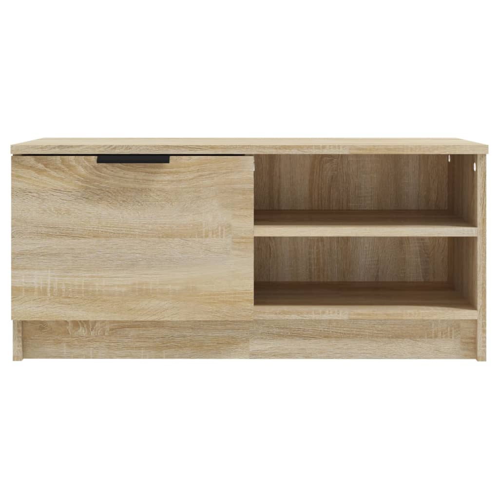 Comodă TV, 2 buc., stejar sonoma, 80x35x36,5 cm, lemn prelucrat GartenMobel Dekor