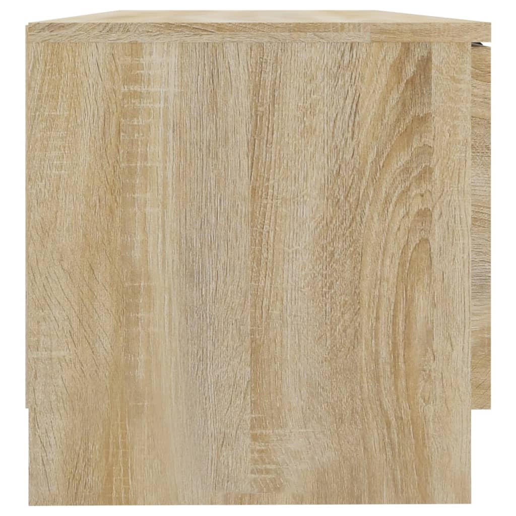 Comodă TV, 2 buc., stejar sonoma, 80x35x36,5 cm, lemn prelucrat GartenMobel Dekor