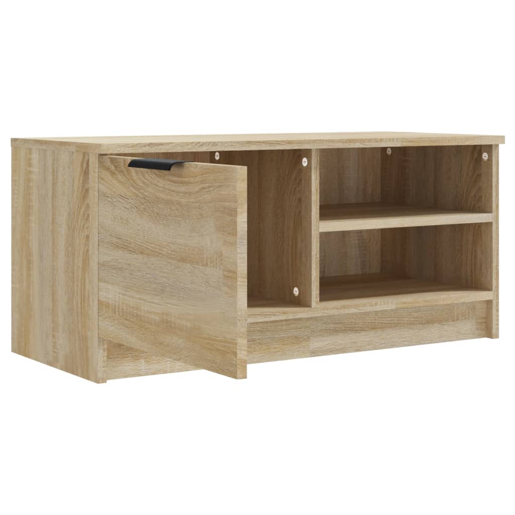 Comodă TV, 2 buc., stejar sonoma, 80x35x36,5 cm, lemn prelucrat GartenMobel Dekor