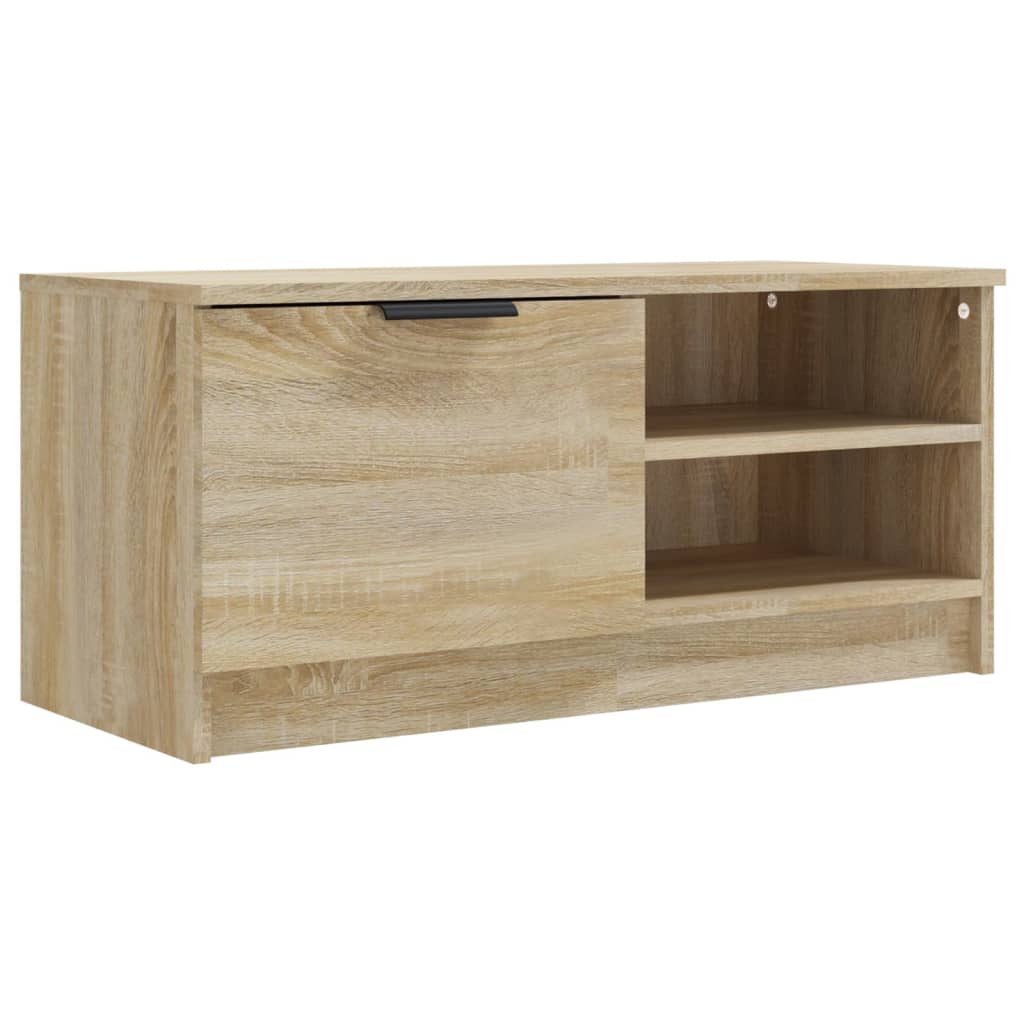 Comodă TV, 2 buc., stejar sonoma, 80x35x36,5 cm, lemn prelucrat GartenMobel Dekor