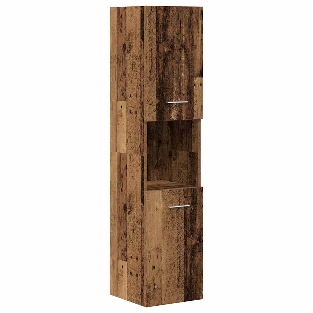 Set mobilier de baie, 3 piese, lemn vechi, lemn prelucrat GartenMobel Dekor