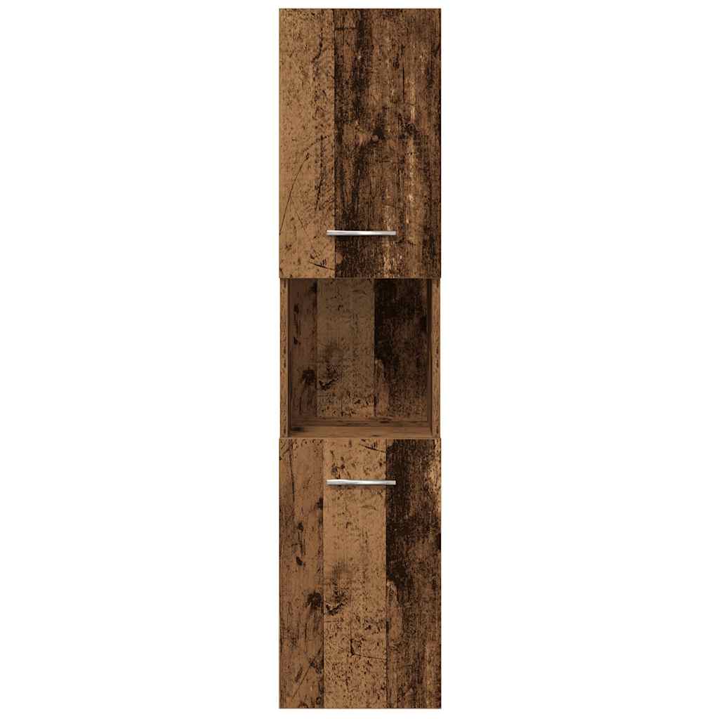 Set mobilier de baie, 4 piese, lemn vechi, lemn prelucrat GartenMobel Dekor