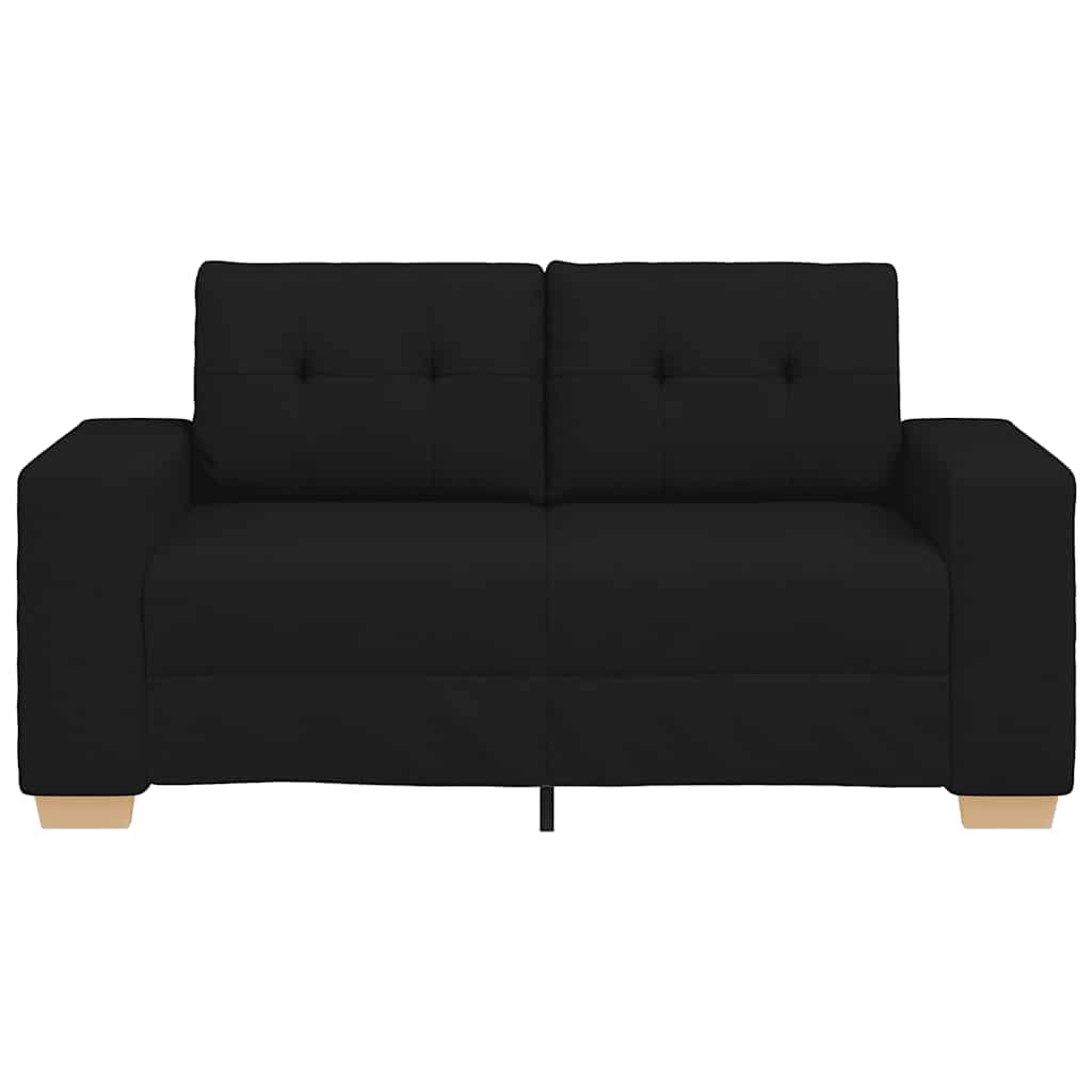Canapea Loveseat Negru 120 cm Stofa GartenMobel Dekor