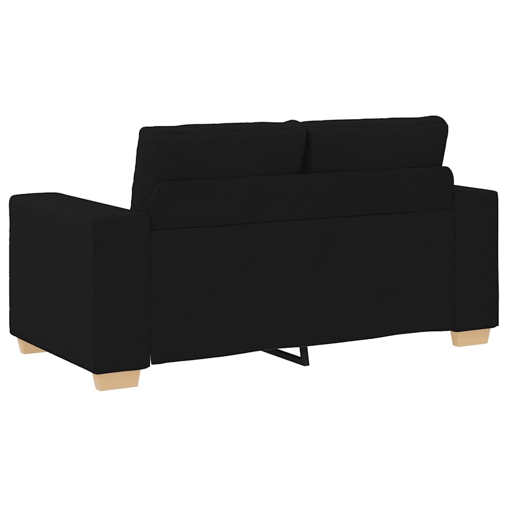 Canapea Loveseat Negru 120 cm Stofa GartenMobel Dekor