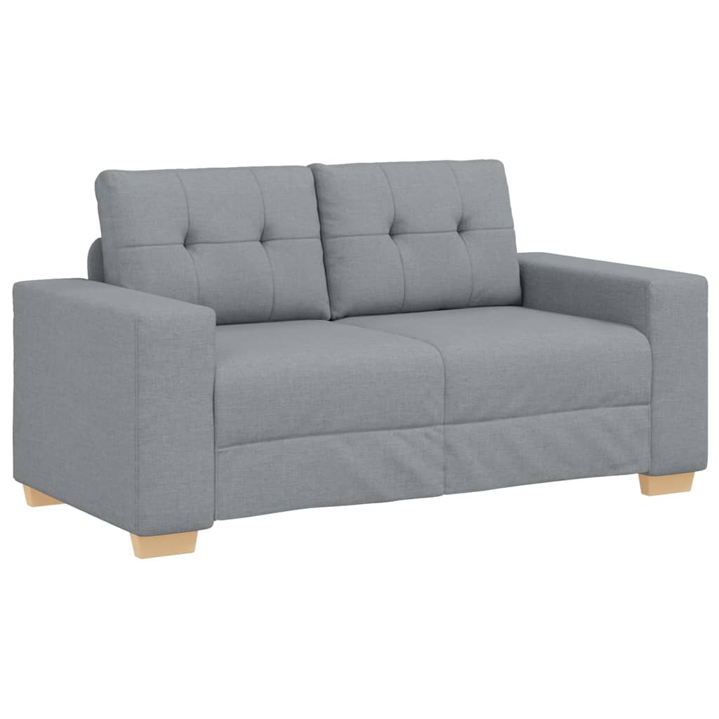 Canapea lovesea gri deschis 120 cm stofa GartenMobel Dekor